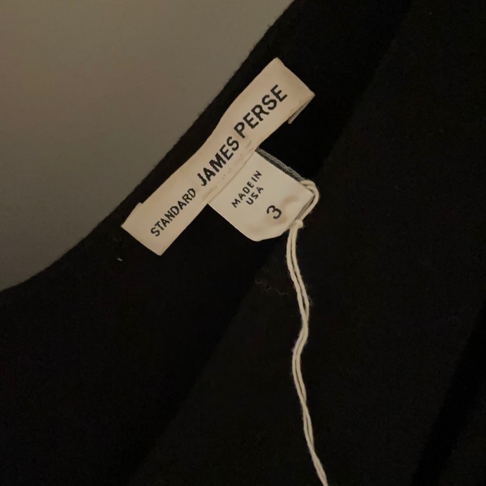 James perse black dress